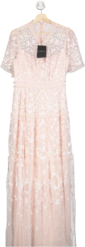 Needle & Thread Petal Pink Emiliana Gown UK 14