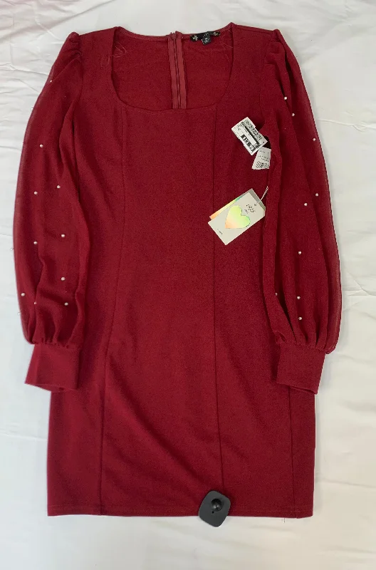 Dress Casual Midi By Iris In Red, Size: M