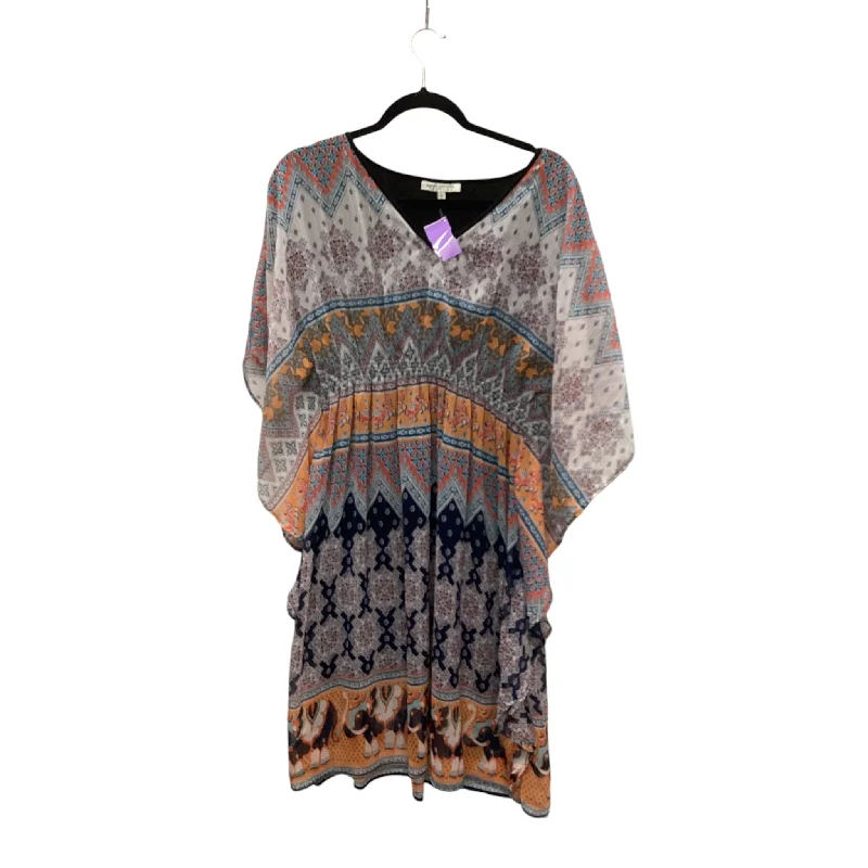 Dress Casual Midi By Speed Control In Multi-colored, Size: L