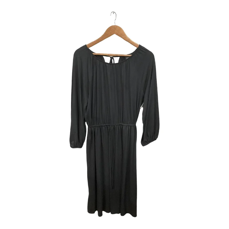 Dress Casual Midi By Who What Wear In Black, Size: M