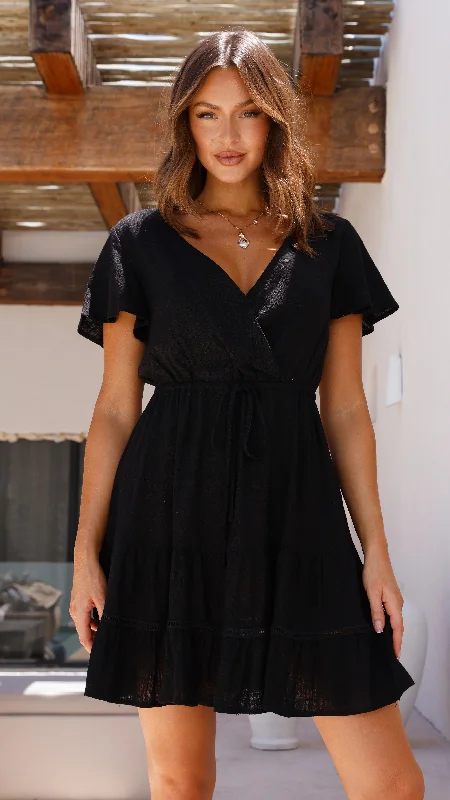 Sadelle Mini Dress - Black