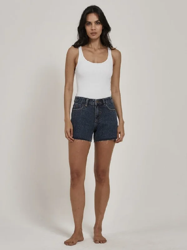 Erica Mid Rise Short - Worn In Blue