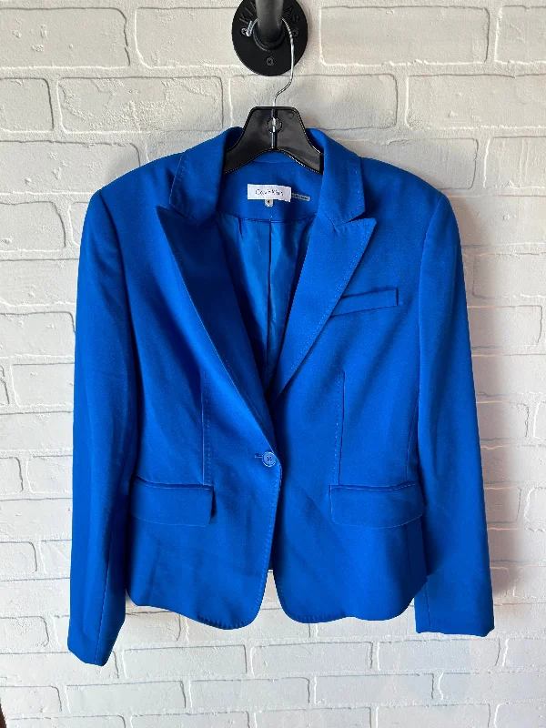 Blazer By Calvin Klein In Blue, Size: S