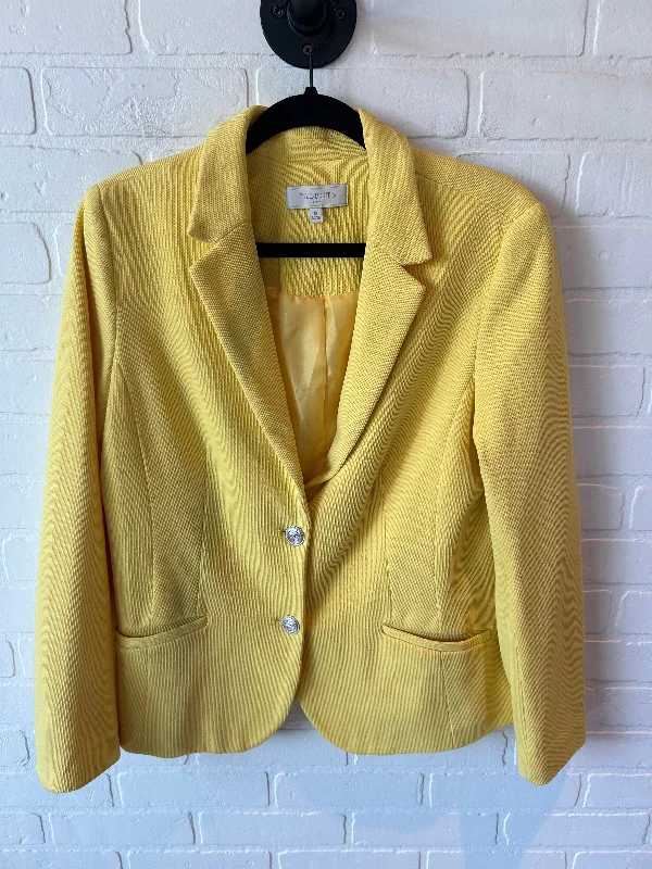 Blazer By Talbots In Yellow, Size: L