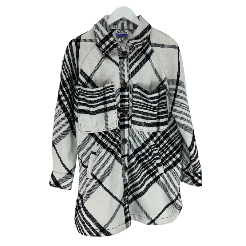 Jacket Shirt  By Target In Striped Pattern, Size: S