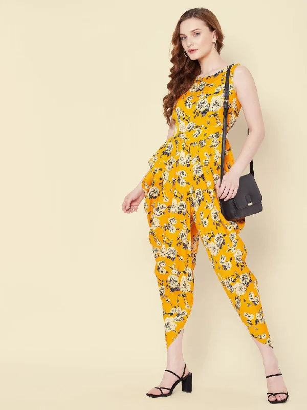 Printed Yellow Floral