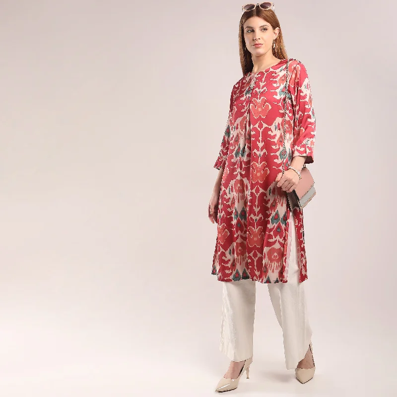 Flare Fit Printed Kurta