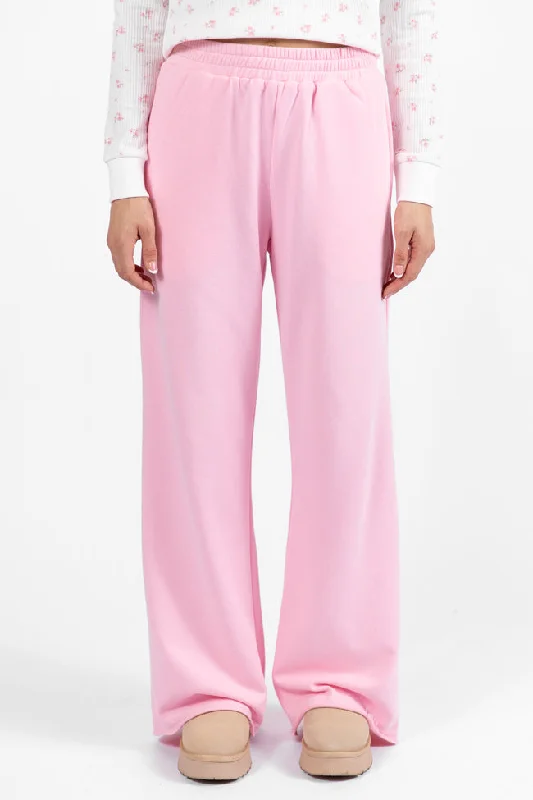 Before You Go Pink Wide Leg Sweatpants DOORBUSTER- Coming Soon