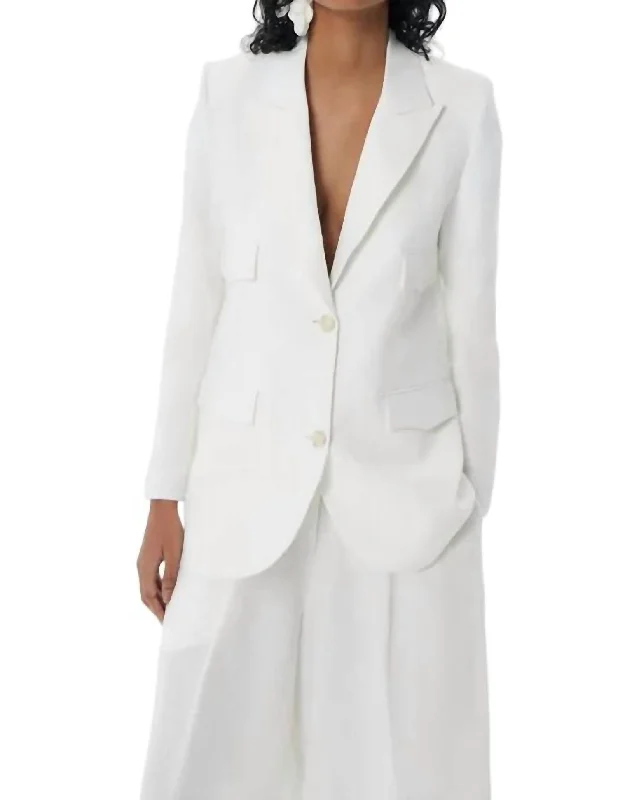 Bonpland Elaine Blazer In Off White