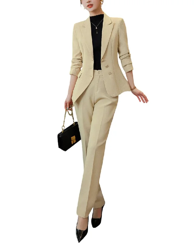 Bossy Chic 2pc Blazer & Pant Set