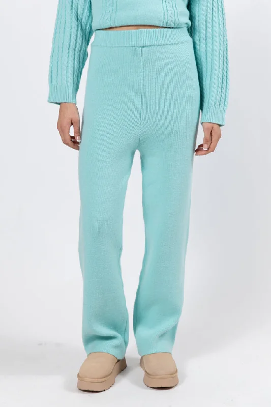 On My List Mint Sweater Lounge Pants