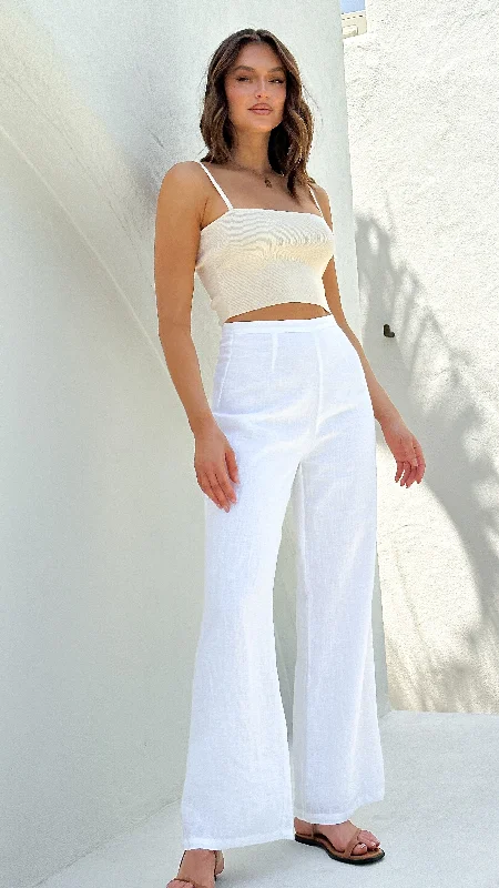 Simone Pants - White