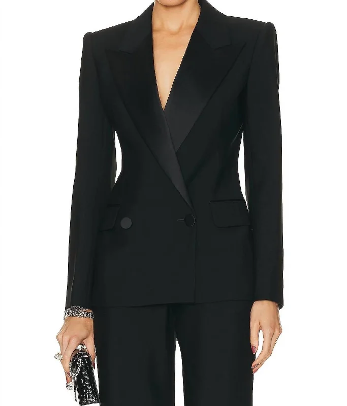 Tailored Jacket In Black